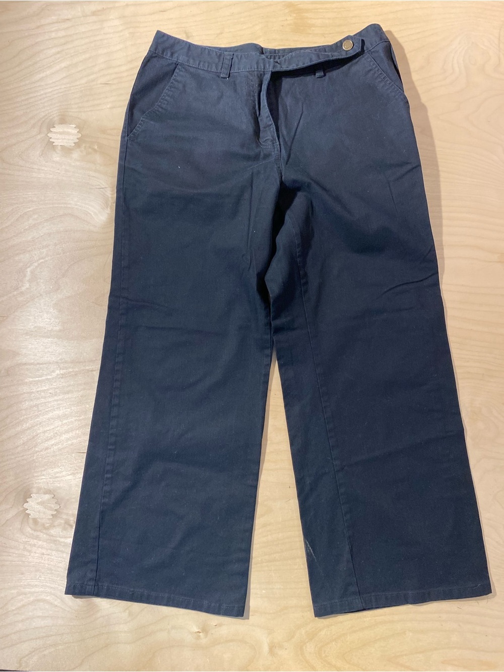 Ruby Rd. Black Wide Straight-Leg Pants 12 (RZ) - Picture 3 of 8